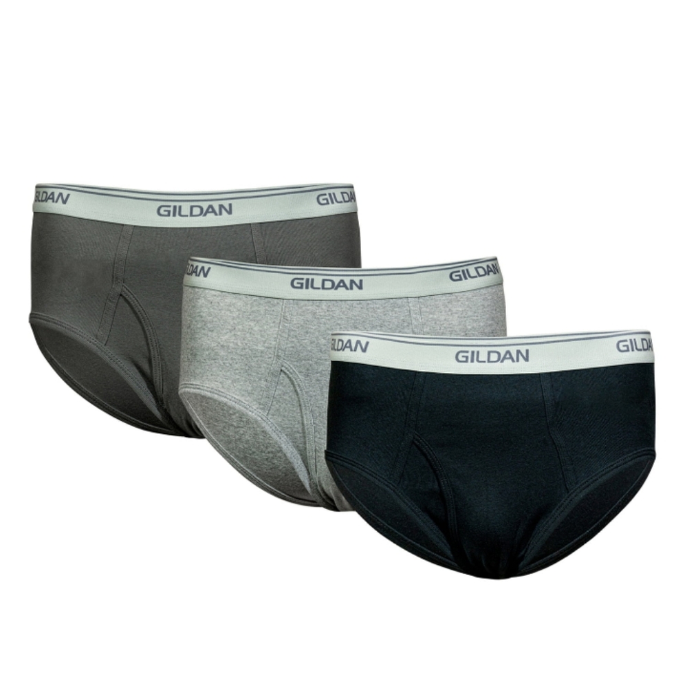 Gildan Mid Rise Men's Briefs  Various Sizes     3 Pack